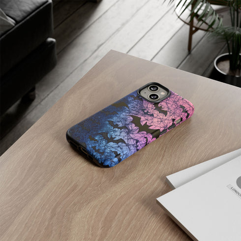 Pastel Goth Bat Phone Case